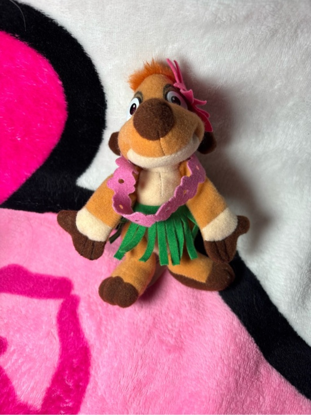 Disney The Lion King Jungle Puppets
Hula Timon Plush Stuffed Finger
Puppet-1994